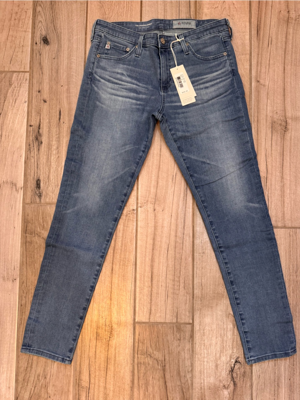 Ag Adriano Goldschmied Light Blue Skinny Jeans